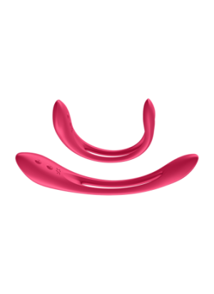 Sextoy flexible multifonction, vibromasseur, cockring, stimulateur de clitoris USB Elastic Joy Satisfyer - CC597800